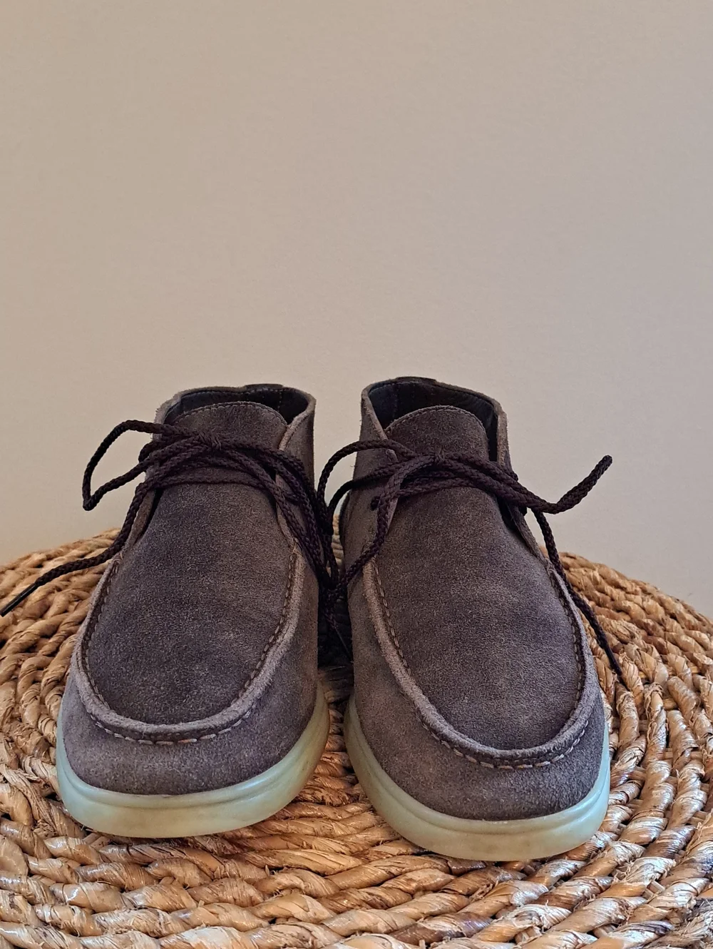 Suitsupply Mens Chukka Brown Suede Business Casual/Preppy Ankle Boots 39/6